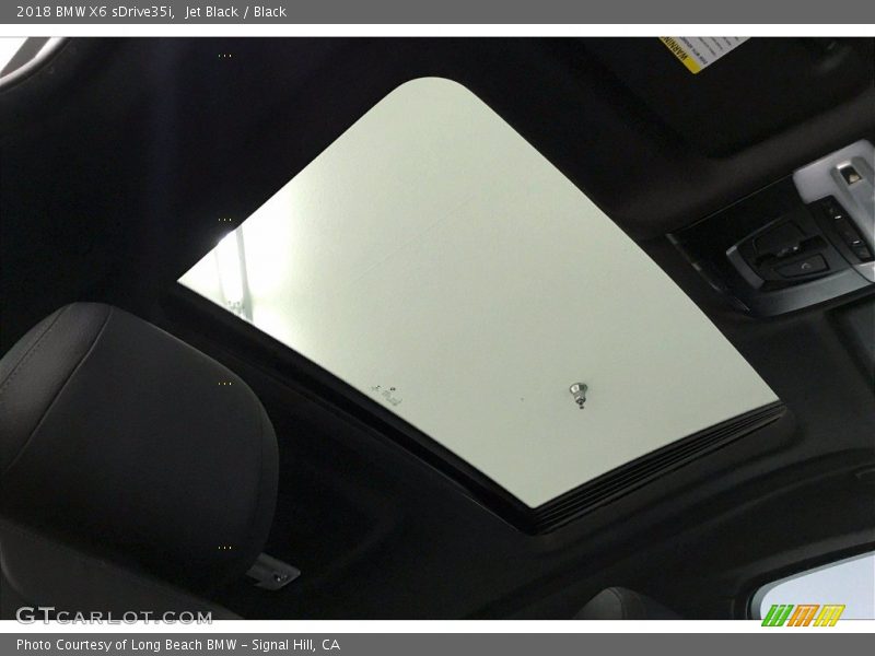 Jet Black / Black 2018 BMW X6 sDrive35i