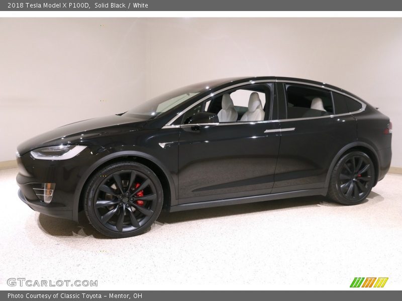  2018 Model X P100D Solid Black