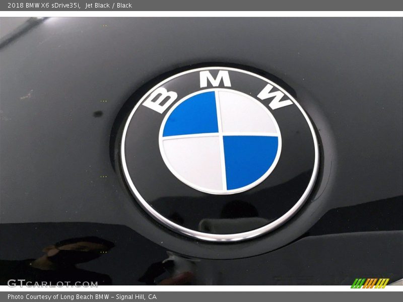 Jet Black / Black 2018 BMW X6 sDrive35i