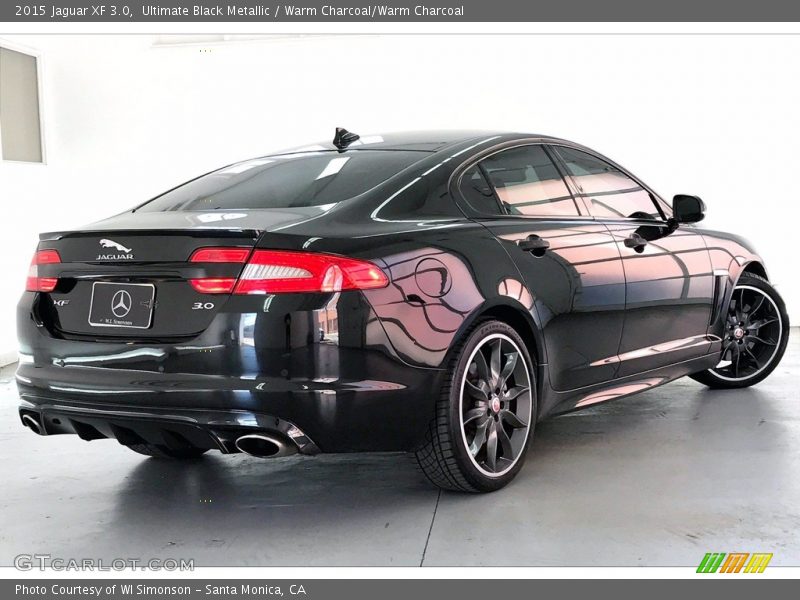 Ultimate Black Metallic / Warm Charcoal/Warm Charcoal 2015 Jaguar XF 3.0