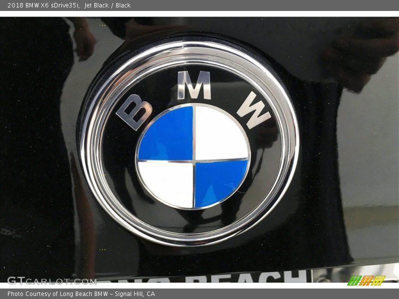 Jet Black / Black 2018 BMW X6 sDrive35i