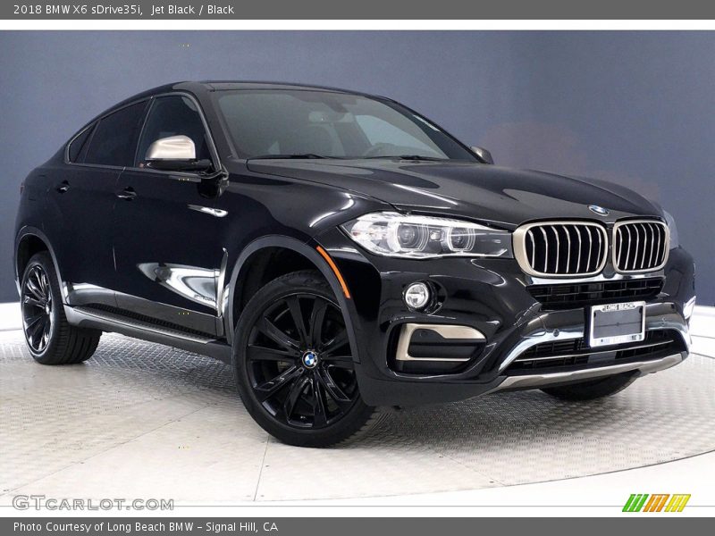 Jet Black / Black 2018 BMW X6 sDrive35i