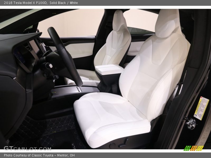 Front Seat of 2018 Model X P100D