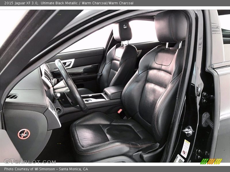 Ultimate Black Metallic / Warm Charcoal/Warm Charcoal 2015 Jaguar XF 3.0