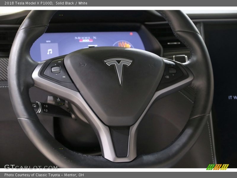  2018 Model X P100D Steering Wheel