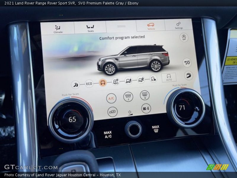 SVO Premium Palette Gray / Ebony 2021 Land Rover Range Rover Sport SVR
