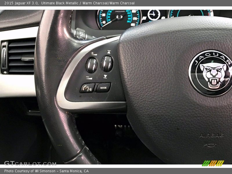 Ultimate Black Metallic / Warm Charcoal/Warm Charcoal 2015 Jaguar XF 3.0