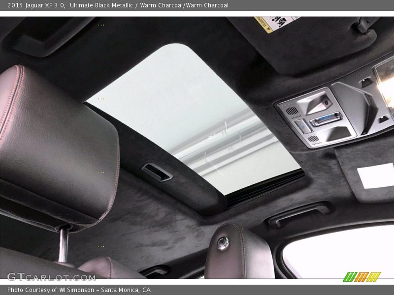 Ultimate Black Metallic / Warm Charcoal/Warm Charcoal 2015 Jaguar XF 3.0