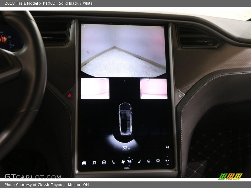 Solid Black / White 2018 Tesla Model X P100D
