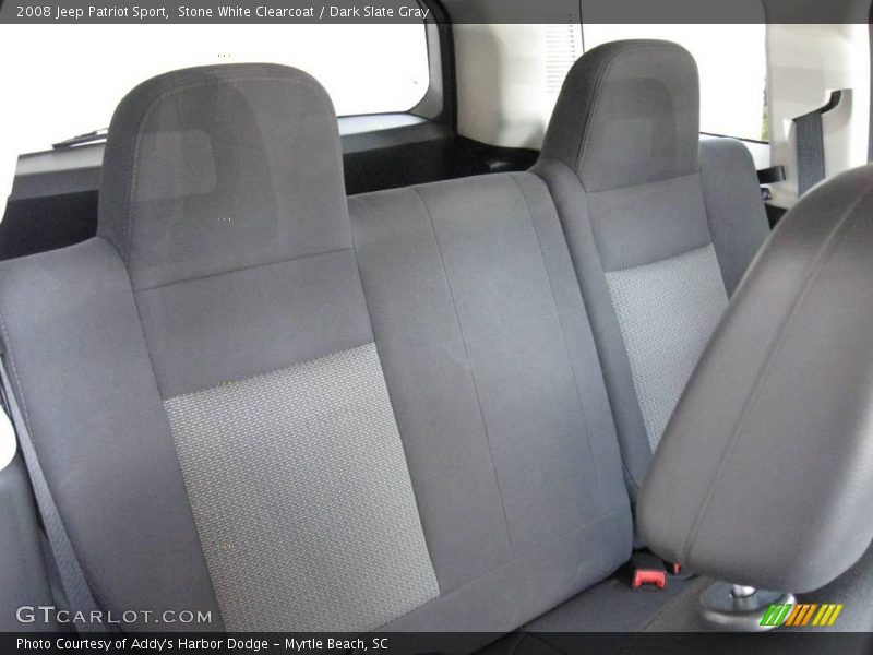 Stone White Clearcoat / Dark Slate Gray 2008 Jeep Patriot Sport