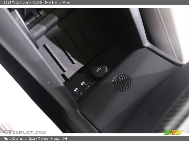 Solid Black / White 2018 Tesla Model X P100D