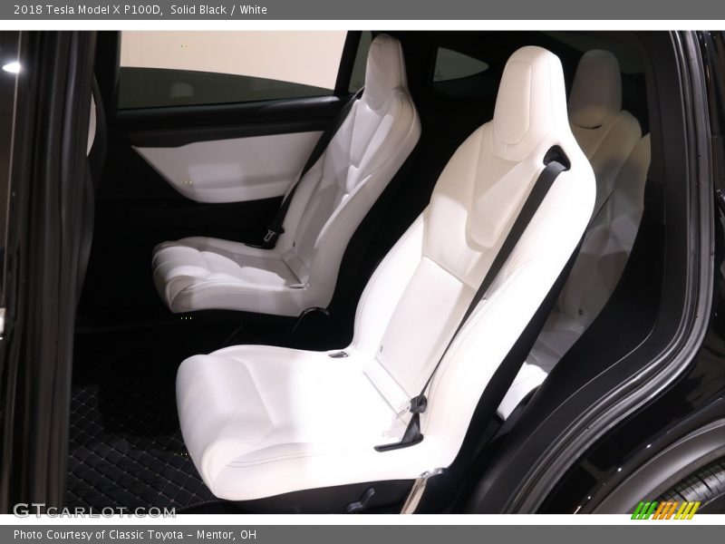 Rear Seat of 2018 Model X P100D