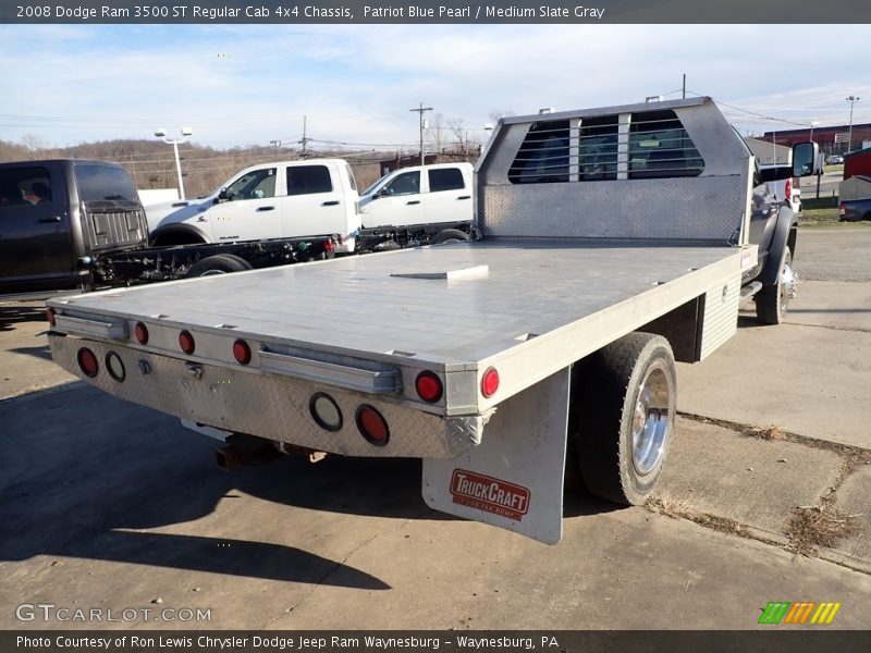 Patriot Blue Pearl / Medium Slate Gray 2008 Dodge Ram 3500 ST Regular Cab 4x4 Chassis