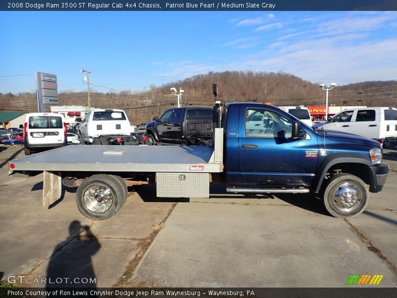  2008 Ram 3500 ST Regular Cab 4x4 Chassis Patriot Blue Pearl