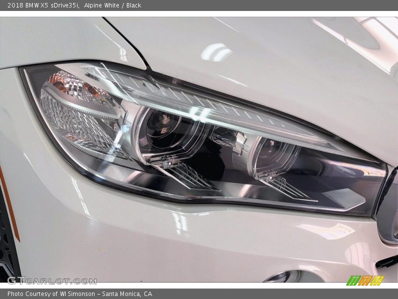 Alpine White / Black 2018 BMW X5 sDrive35i