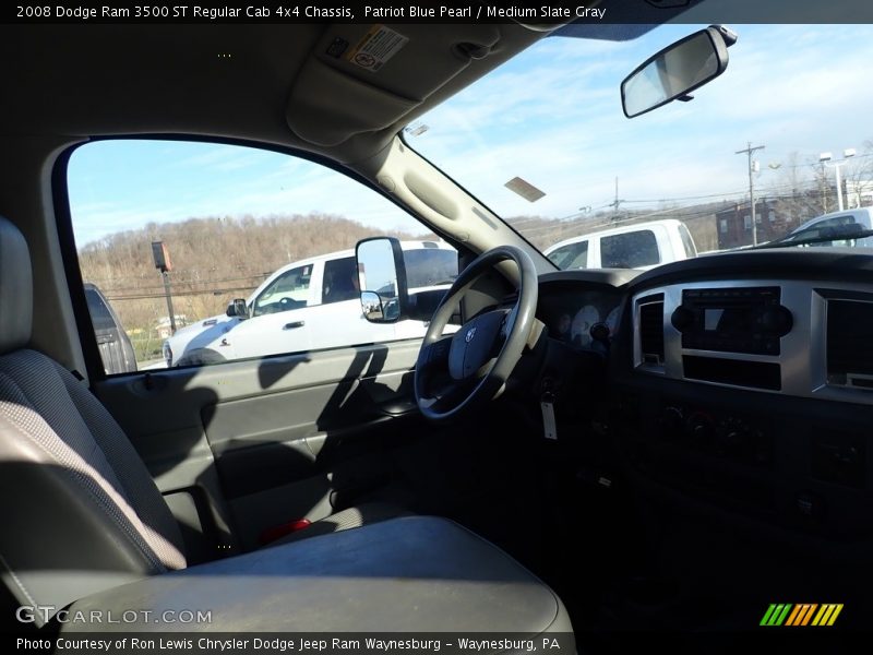 Patriot Blue Pearl / Medium Slate Gray 2008 Dodge Ram 3500 ST Regular Cab 4x4 Chassis