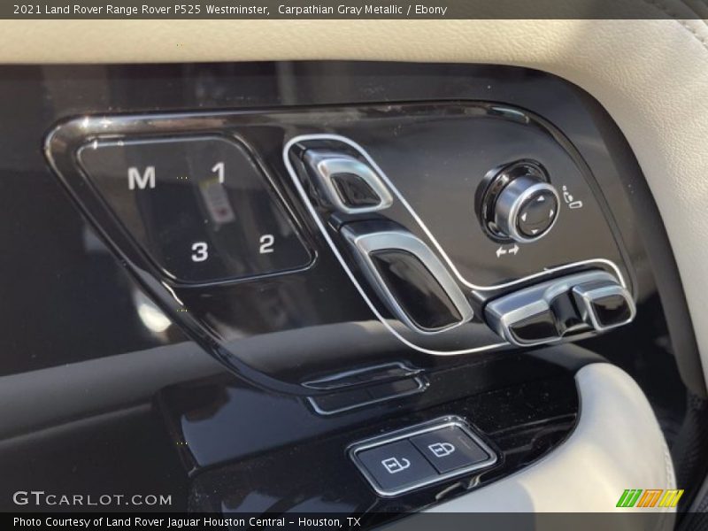 Controls of 2021 Range Rover P525 Westminster