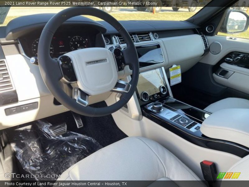 Front Seat of 2021 Range Rover P525 Westminster