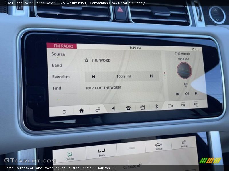 Carpathian Gray Metallic / Ebony 2021 Land Rover Range Rover P525 Westminster