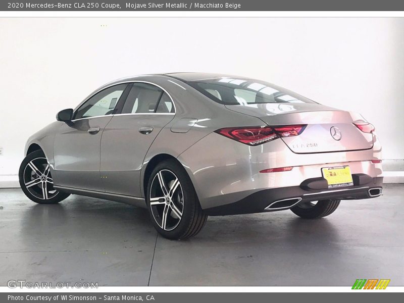 Mojave Silver Metallic / Macchiato Beige 2020 Mercedes-Benz CLA 250 Coupe