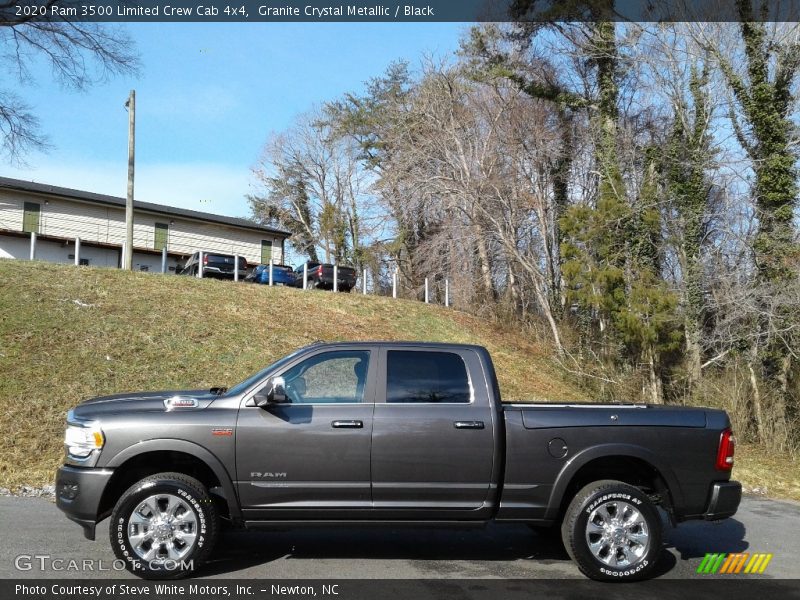 Granite Crystal Metallic / Black 2020 Ram 3500 Limited Crew Cab 4x4
