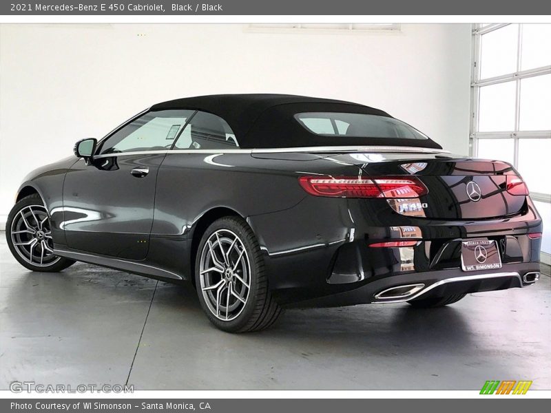 Black / Black 2021 Mercedes-Benz E 450 Cabriolet