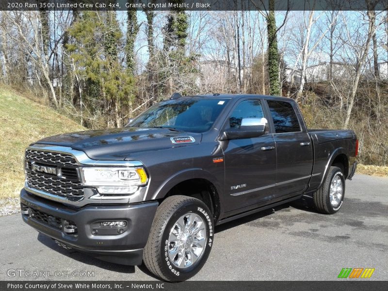 Granite Crystal Metallic / Black 2020 Ram 3500 Limited Crew Cab 4x4