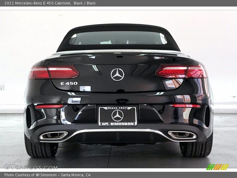 Black / Black 2021 Mercedes-Benz E 450 Cabriolet