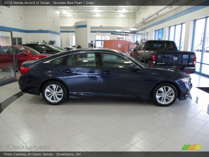 Obsidian Blue Pearl / Gray 2020 Honda Accord LX Sedan