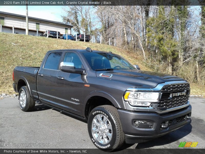 Granite Crystal Metallic / Black 2020 Ram 3500 Limited Crew Cab 4x4