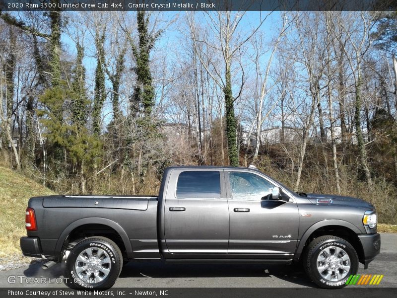 Granite Crystal Metallic / Black 2020 Ram 3500 Limited Crew Cab 4x4