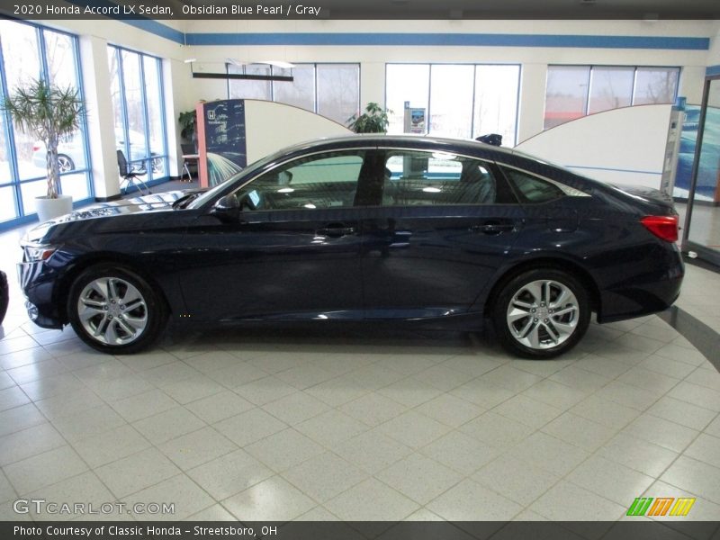 Obsidian Blue Pearl / Gray 2020 Honda Accord LX Sedan