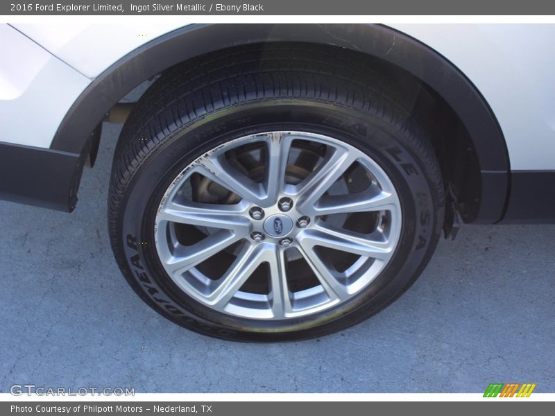 Ingot Silver Metallic / Ebony Black 2016 Ford Explorer Limited