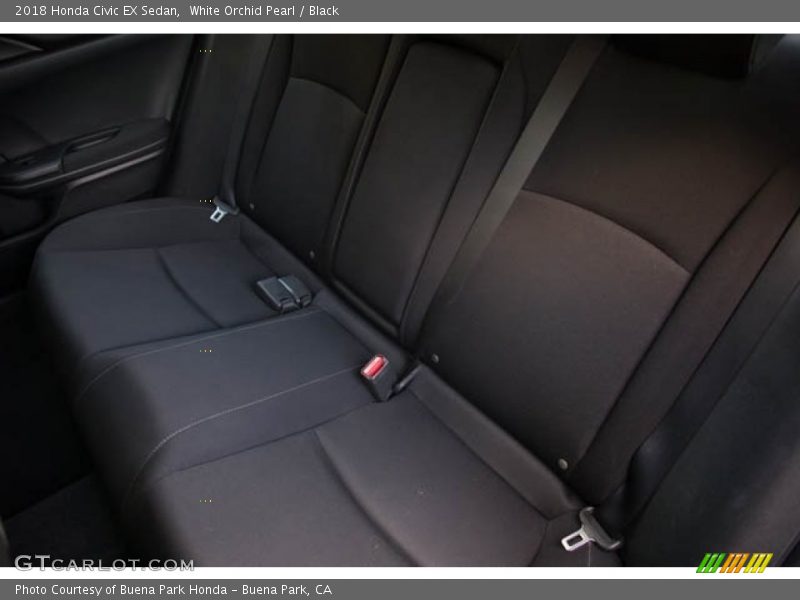 White Orchid Pearl / Black 2018 Honda Civic EX Sedan