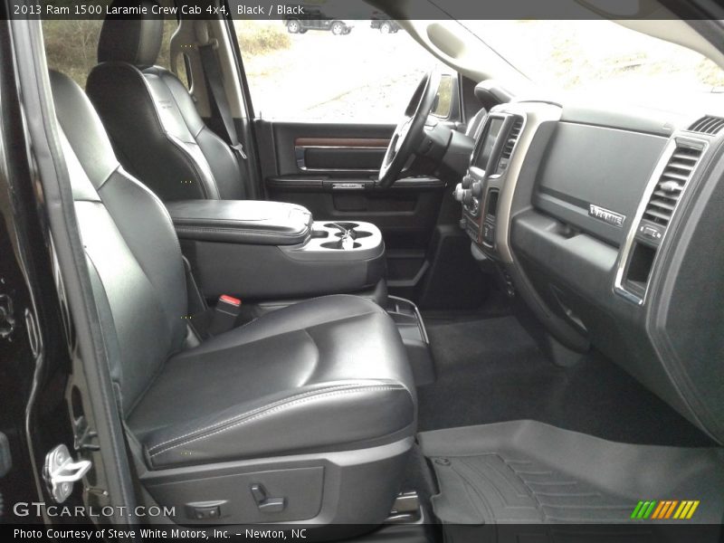 Black / Black 2013 Ram 1500 Laramie Crew Cab 4x4