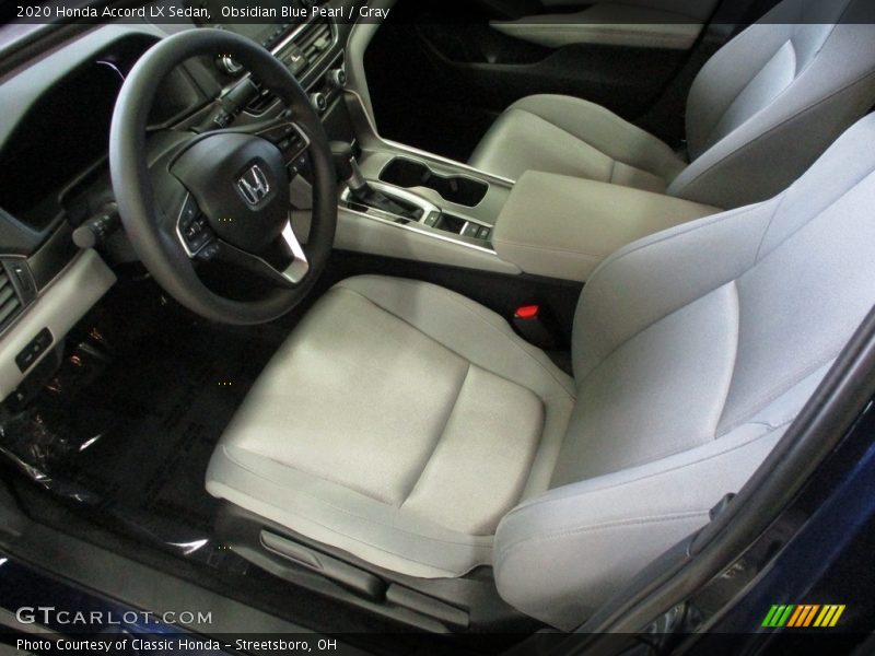 Obsidian Blue Pearl / Gray 2020 Honda Accord LX Sedan