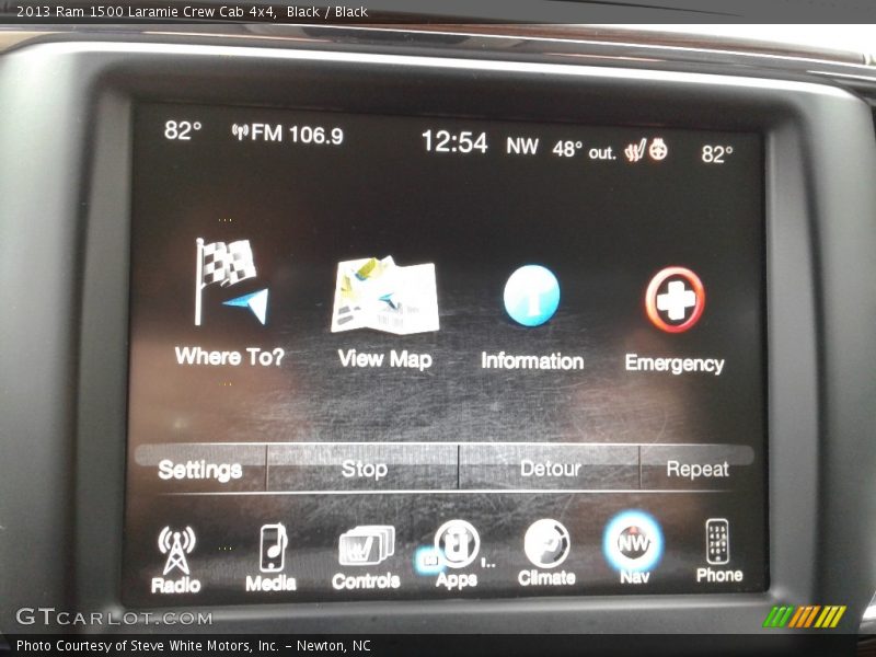 Black / Black 2013 Ram 1500 Laramie Crew Cab 4x4