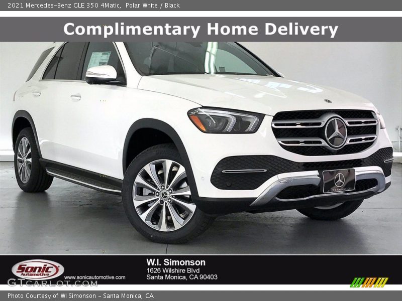 Polar White / Black 2021 Mercedes-Benz GLE 350 4Matic