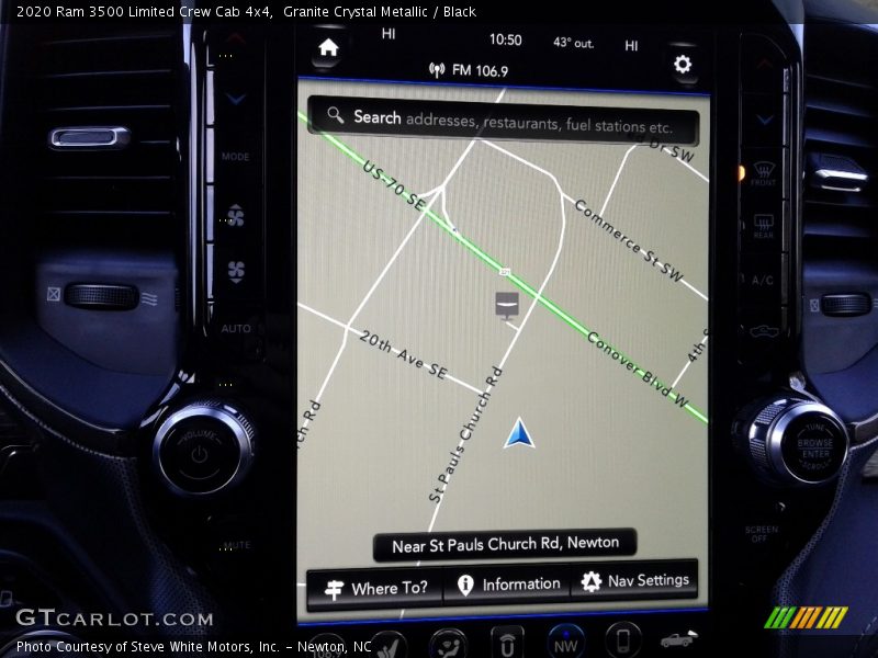 Granite Crystal Metallic / Black 2020 Ram 3500 Limited Crew Cab 4x4