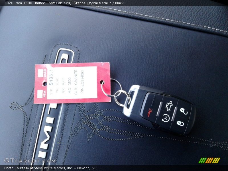 Granite Crystal Metallic / Black 2020 Ram 3500 Limited Crew Cab 4x4