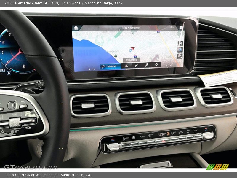 Polar White / Macchiato Beige/Black 2021 Mercedes-Benz GLE 350