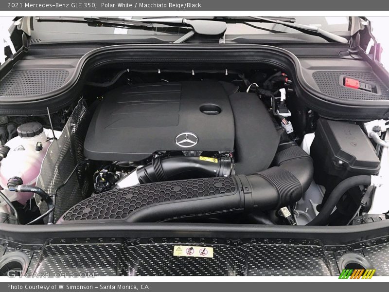 Polar White / Macchiato Beige/Black 2021 Mercedes-Benz GLE 350