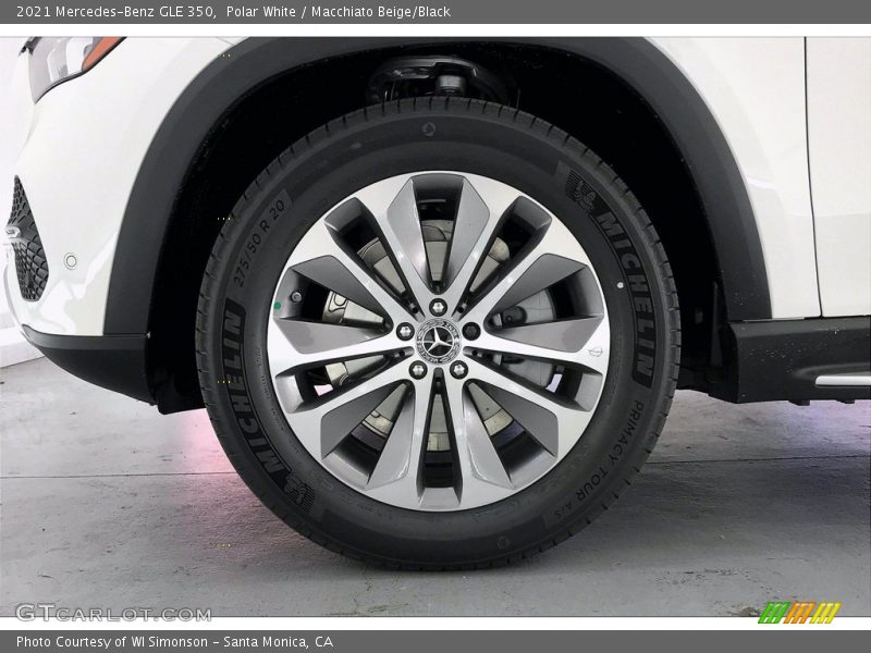 Polar White / Macchiato Beige/Black 2021 Mercedes-Benz GLE 350