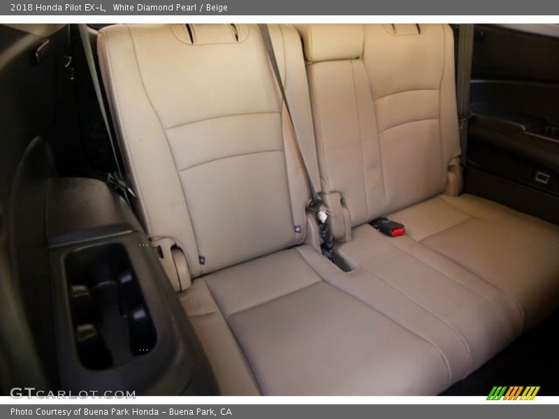 White Diamond Pearl / Beige 2018 Honda Pilot EX-L
