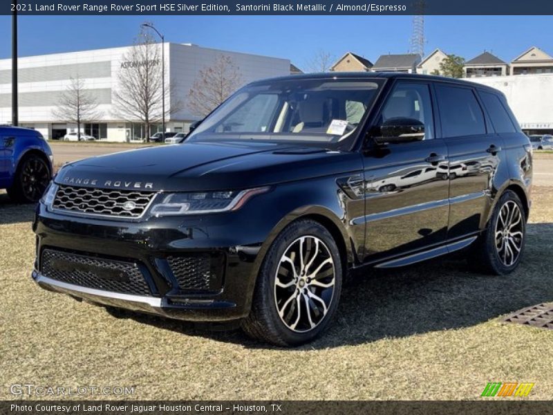 Santorini Black Metallic / Almond/Espresso 2021 Land Rover Range Rover Sport HSE Silver Edition