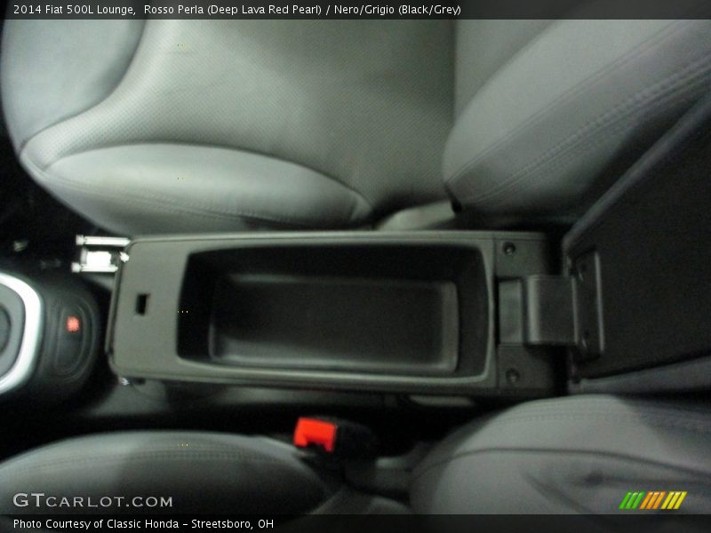 Rosso Perla (Deep Lava Red Pearl) / Nero/Grigio (Black/Grey) 2014 Fiat 500L Lounge