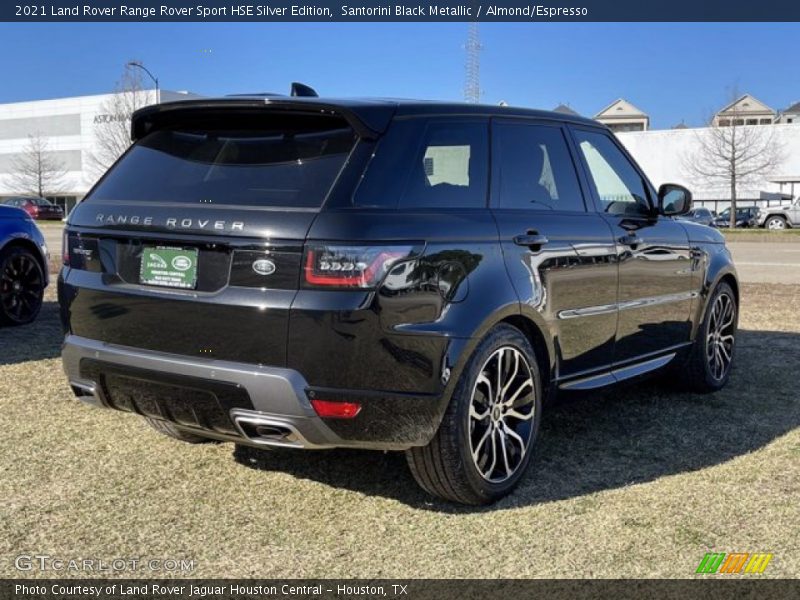 Santorini Black Metallic / Almond/Espresso 2021 Land Rover Range Rover Sport HSE Silver Edition