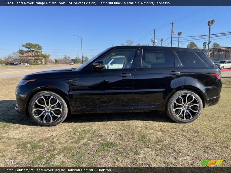 Santorini Black Metallic / Almond/Espresso 2021 Land Rover Range Rover Sport HSE Silver Edition