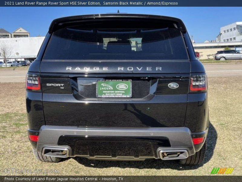 Santorini Black Metallic / Almond/Espresso 2021 Land Rover Range Rover Sport HSE Silver Edition
