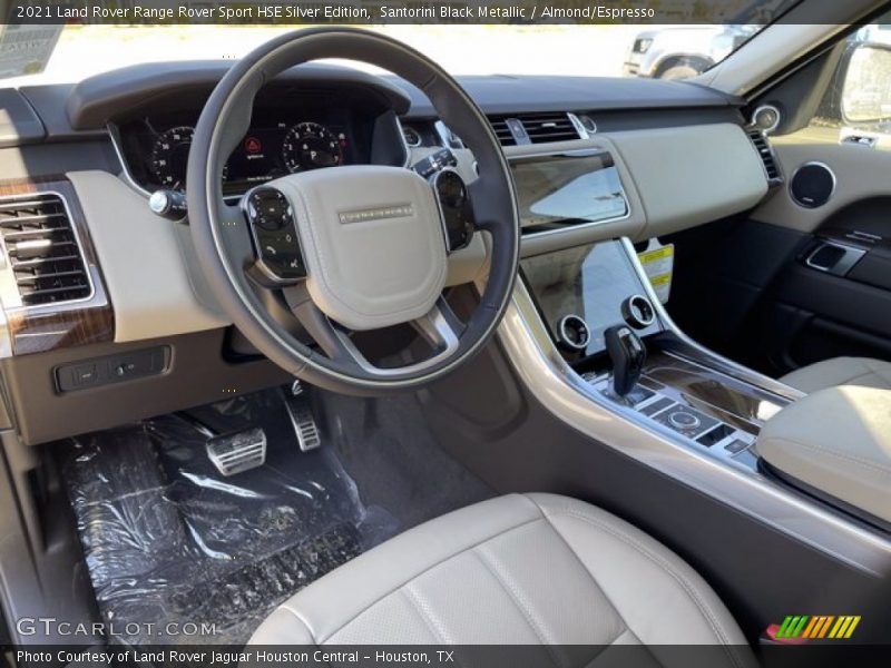 Santorini Black Metallic / Almond/Espresso 2021 Land Rover Range Rover Sport HSE Silver Edition